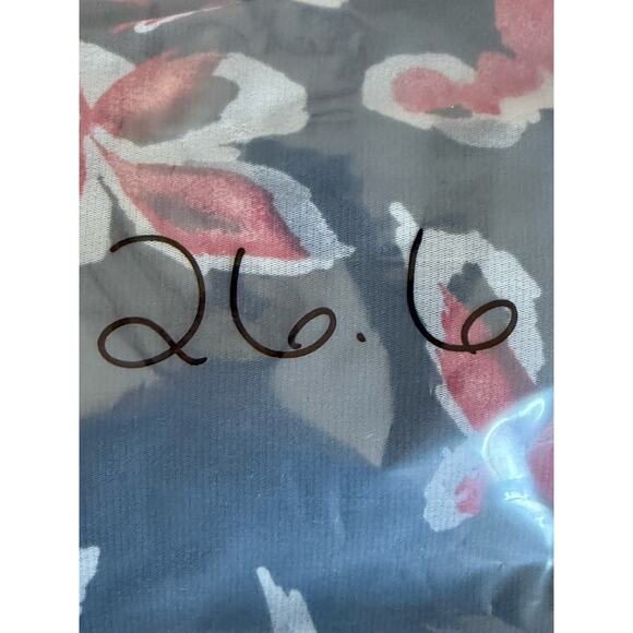 Vtg Y2K APT. 9 Sz XS Mesh‎ Floral Ruched Top Sheer Stretch Blouse - Picture 8 of 8